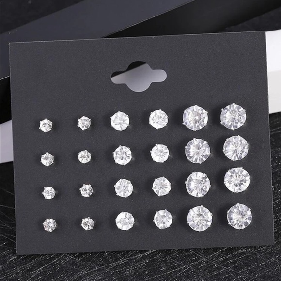 🔥2for$25🔥 Zicron rhinestone stud set - Picture 3 of 4